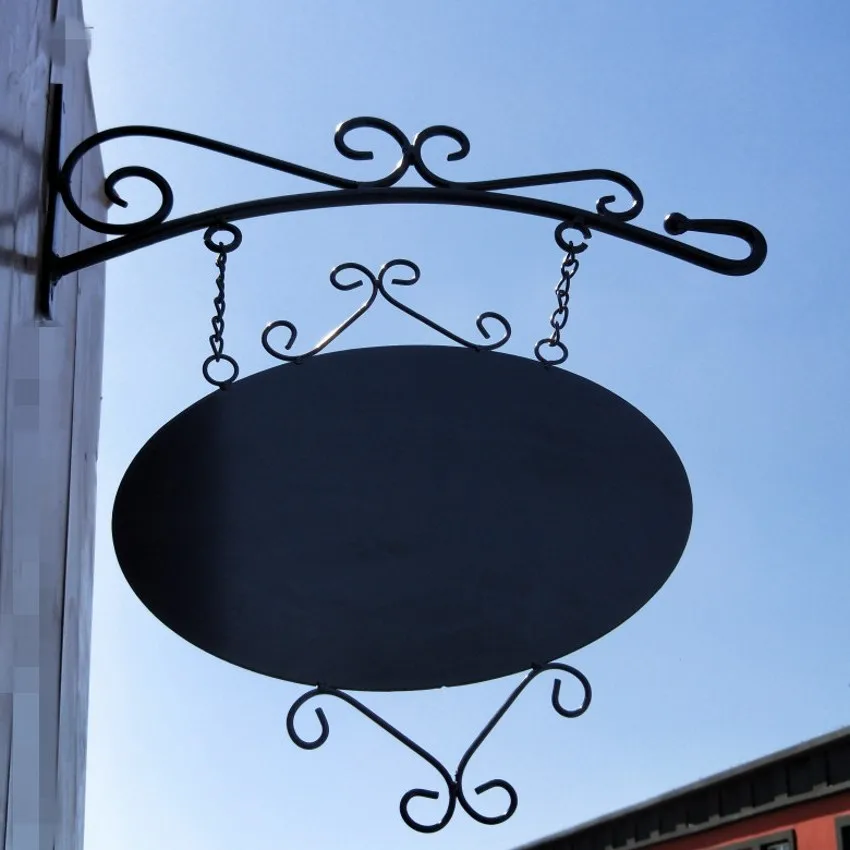 Metal Scroll Design Hanging Sign Holder/ Hanging Sign Post Hooks - Buy