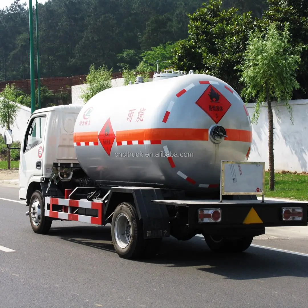 Hot Sale In Nigeria 5cbm Gas Filling Tank Truck Lpg Bobtail Truck