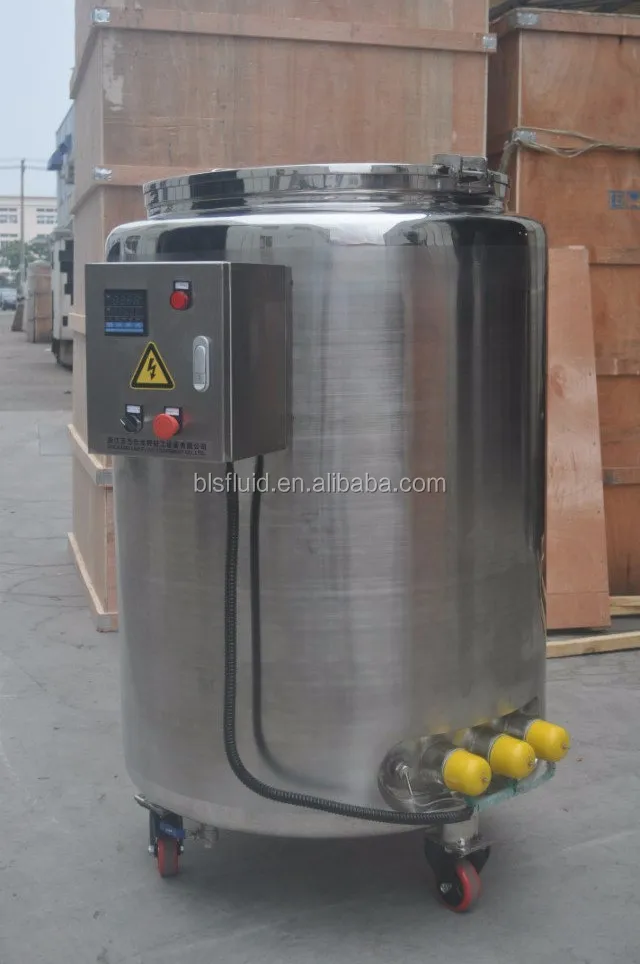 Stainless Steel Milk Can Electric Heating 350l Double Jacket Milk