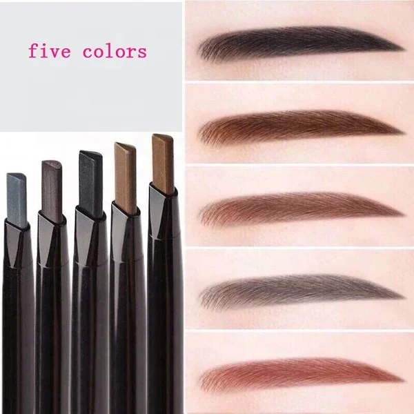 

Auto OEM Retractable Easy to Wear Longlasting OEM Eyebrow Pencil with a Brush