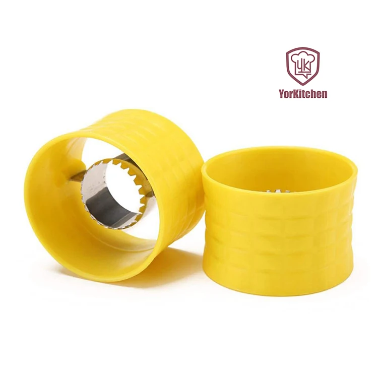 

More Convenient cob corn stripper corn stripping tool in Seconds, Yellow