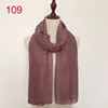 Hot selling fashion maxi plain viscose scarf muslim shawl solid color
