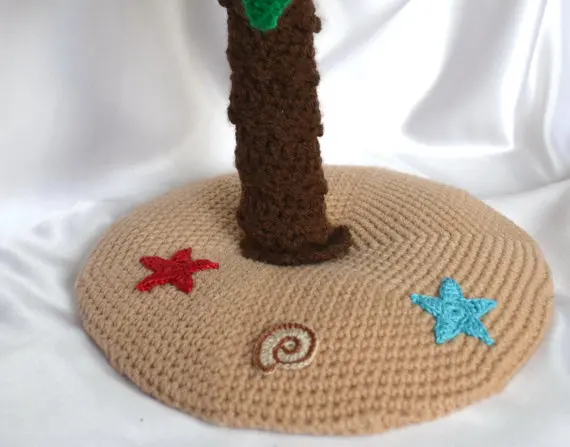 Decoração do Quarto do Bebê Palmeira Crochet Chocalho. Brinquedo 2 Móbiles e chocalhos para bebês