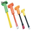 rail steel round chisel with rubber protector