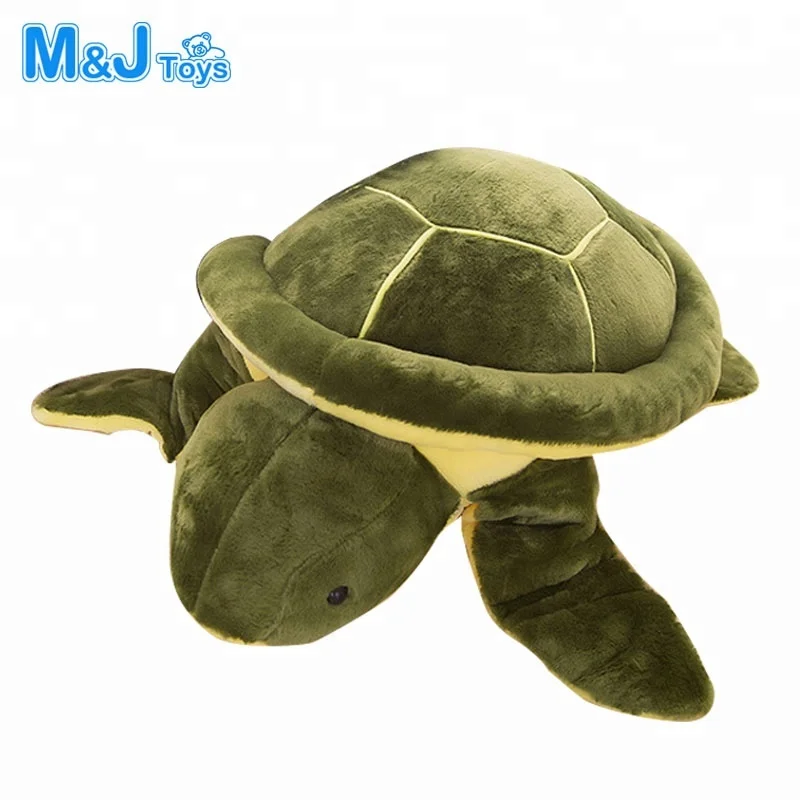 large stuffed turtle