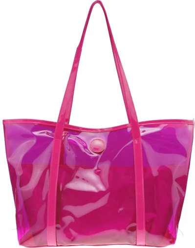 

2bags/set transparent color pvc hand bag