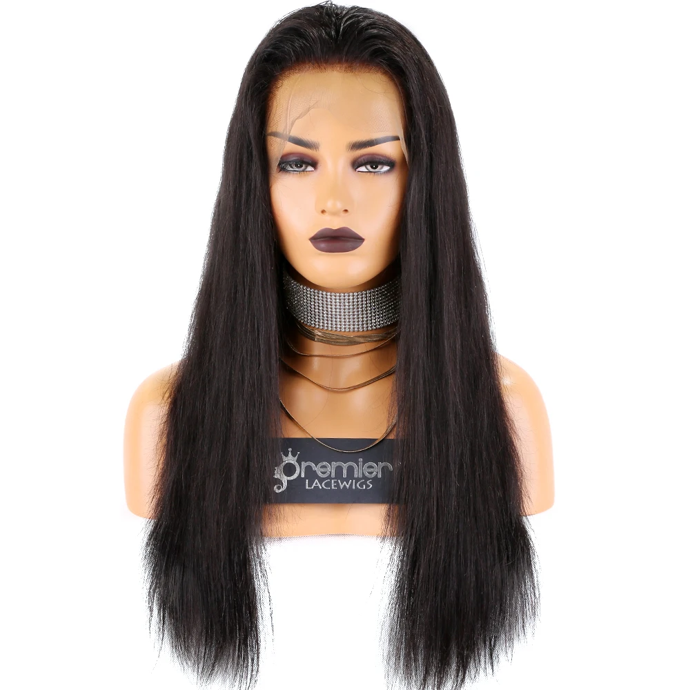 

PREMIER Factory BEST Selling Free Shipping Fast Top Quality 100% Human Hair Virgin Full Lace Wig Unprocessed
