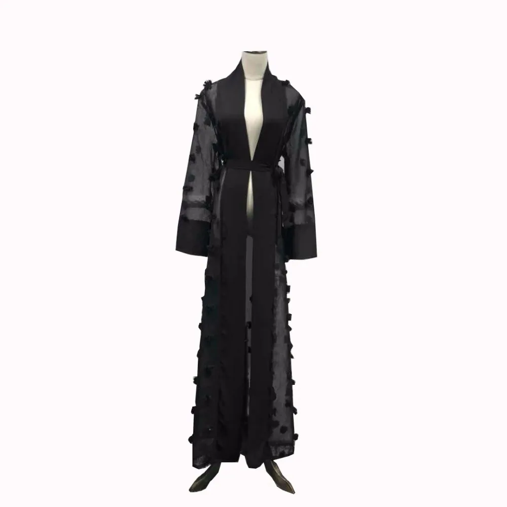 

New arrival cardigan women summer wearing islamic style coat abaya, White,black,beige,khaki,pink,gray