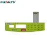 China manufacturer OEM metal keys silver paste membrane keyboard