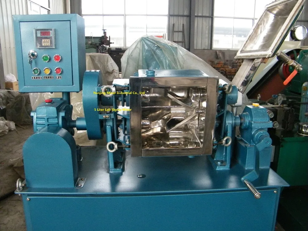 
z-shaped lab vacuum rubber sigma mixer 