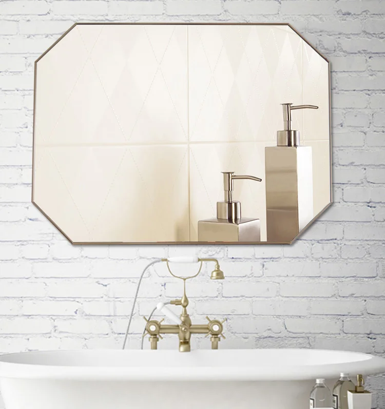 Wholesale Geometric Shape Gold Octagonal Bathroom Hotel Environmental