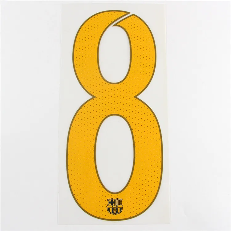lápiz Milagroso Dependiente Camiseta De Fútbol Personalizada Plastisol Número 6 Transfer - Buy Jersey  Número 6,Número De Fútbol Bordado Con Plancha Product on Alibaba.com