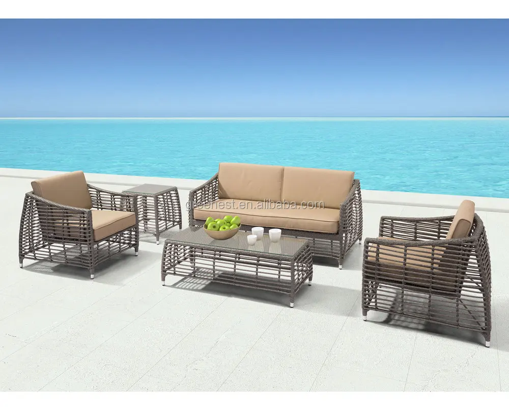 New Design Synthetic Rattan Sofa Sets Outdoor Garden Furniture Buy Synthetic Rattan Sofa
