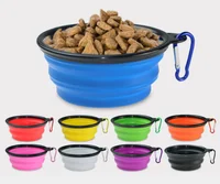 

Collapsible Silicone Pet Bowl Travel Bowl Food Grade Silicone BPA Free Foldable Expandable Cup Dish for Pet Raised Dog/Cat Food