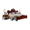 Foshan Manufacture Classic Italian Luxury Solid Wood Bedroom Furniture