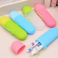 

Portable Travel Toothpaste Toothbrush Holder Cap Case Household Storage Cup Outdoor Holder Bathroom Accessories