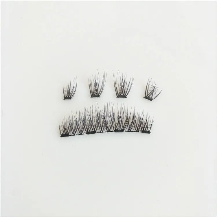 

Wholesale Factory 3D NEW Design Magnetic Lashes With Four Magnets Easy To Wear