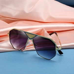 2019 Oversize Round Sunglasses Men Women Celebrity Sun Glasses Male Driving Superstar Luxury Brand Designer Female Shades UV400