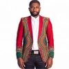 Hot Sell Wax Print Simple Suit Design Men African Suit Jacket In African Clothing