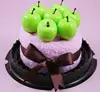 Wedding Holiday Gift Lovely Green Apple Present Cake Towel