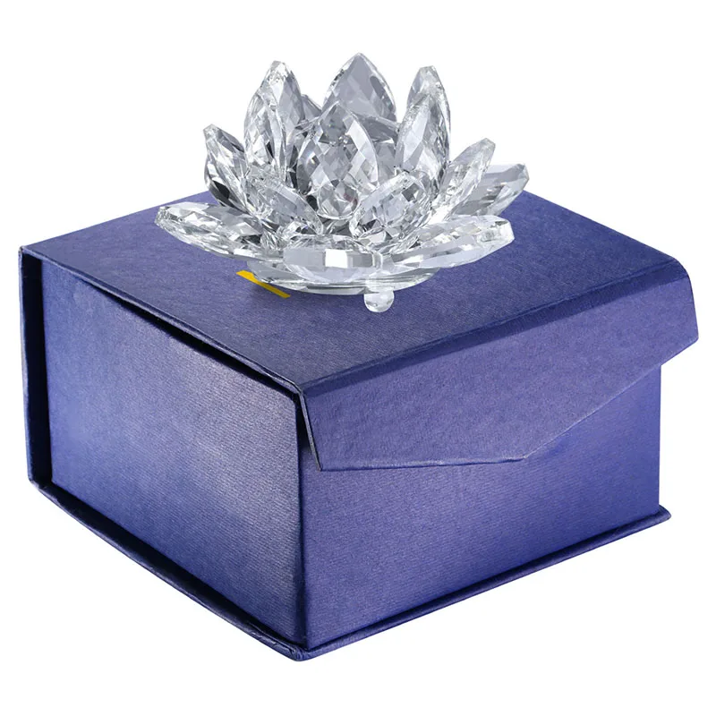 Dilu brand New European crystal lotus flower candle holder /crystal votive candle holder /crystal lotus flower