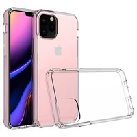 

Shock-Absorption Bumper Cover HD Clear Case for iPhone 11 Pro Max 2019 Crystal Clear Protective Slim Soft TPU Flexible Silicone