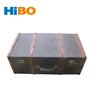 Vintage PU leather storage shop decorative display suitcase