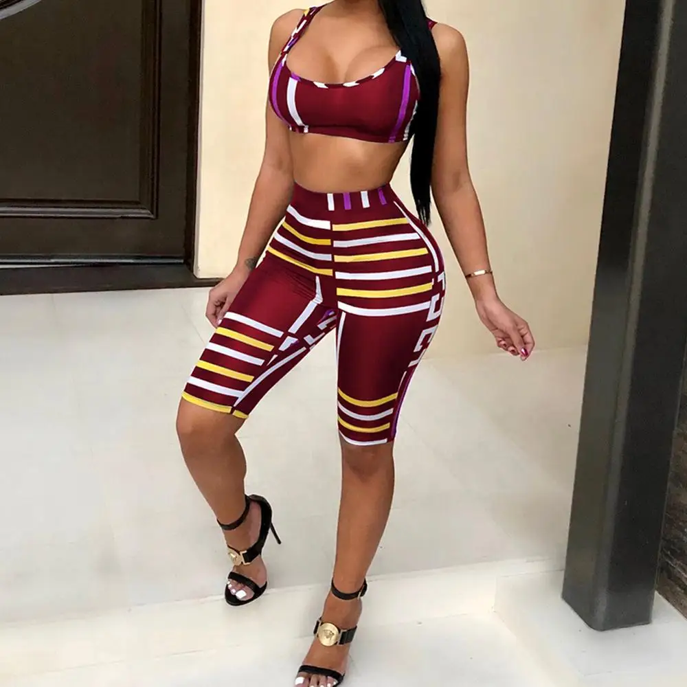

New Design Striped Tops Feminine Fashion Wine Red Jumpsuits For Women, Blue;red