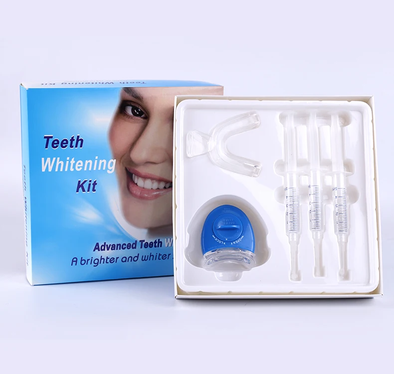

Home use 22% carbamide peroxide mini LED light contains teeth whitening led kit