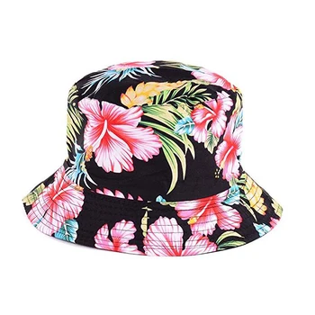 floral pattern hat