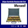 35pcs router drill bit set