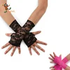 Kids Adult Woman Half-figer Lace gloves Elegant Halloween Ladies Party Gloves