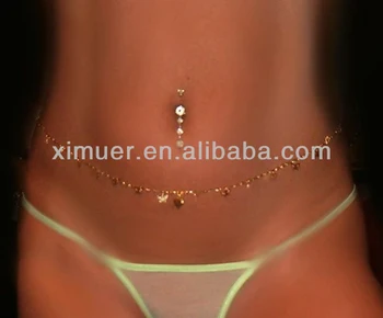 Hot Belly Ring Body Chain Body Chains 