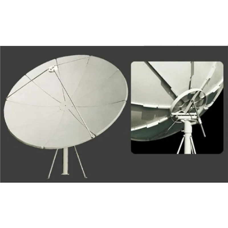 C Band 180cm Prime focus antenna //satellite dish 6 Panels, 6 feet