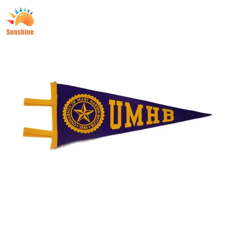 Custom Printing Souvenir Felt Pennant Flags Buy Football Pennants
