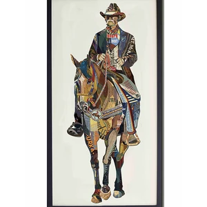 Image of Modern Cowboy Bathroom Wall Art Wholesale Modern Home Decor