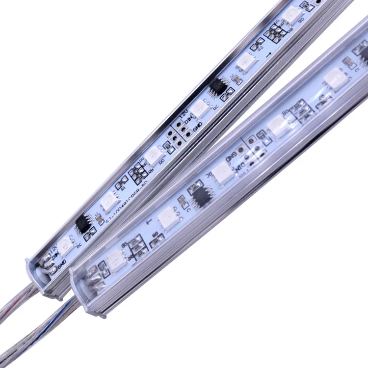 48pcs 5050 rgb LED bar light UCS1903 full color 12v led light bar 48leds/m digital led bar rgb dmx