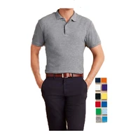 

14 colors 100% cotton short sleeve men OEM logo plain golf polo t shirt custom polo shirt