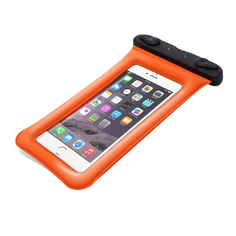 Drop shipping Universal Airbag Floating PVC Swimming Bag Pouch Waterproof mobile phone case