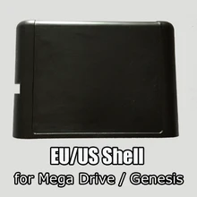 Newest EU/US shell Sega MD case for 16bit Sega Mega Drive Genesis system 2Pcs/Lot!