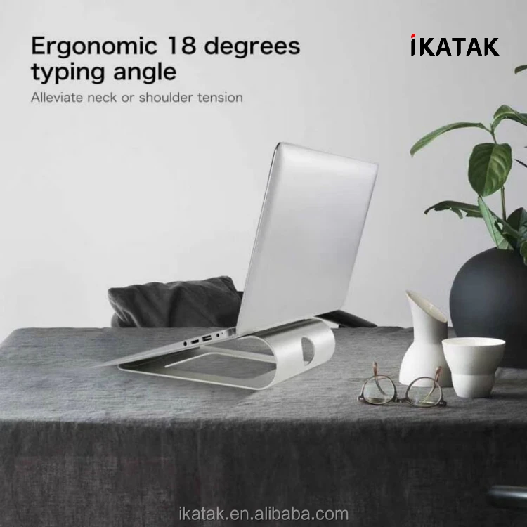 Hot Selling Aluminum Alloy Notebook Holder Desk Cooling Stand for Laptop