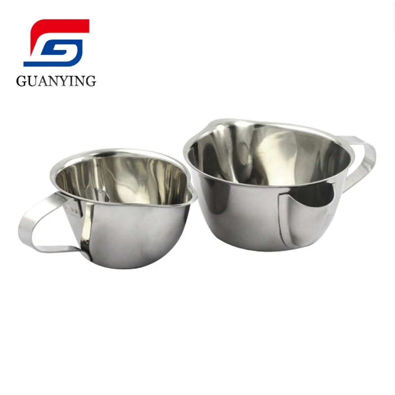 
kitchen tool cooking oil separator cup grease fat separator bowl stainless steel grease separate bowl 