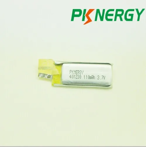 Rechargeable Batteries 401230 110mAh 3.7V lithium polymer battery for bluetooth headset
