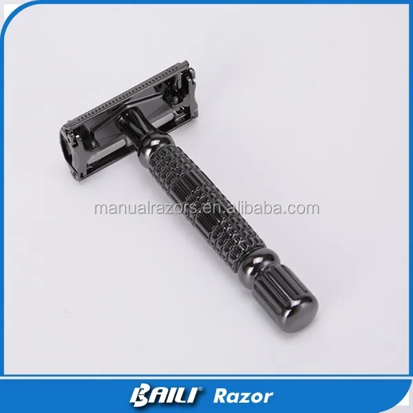 2018 Baili Newest Gunmetal Twist To Open Safety Razor 2.jpg