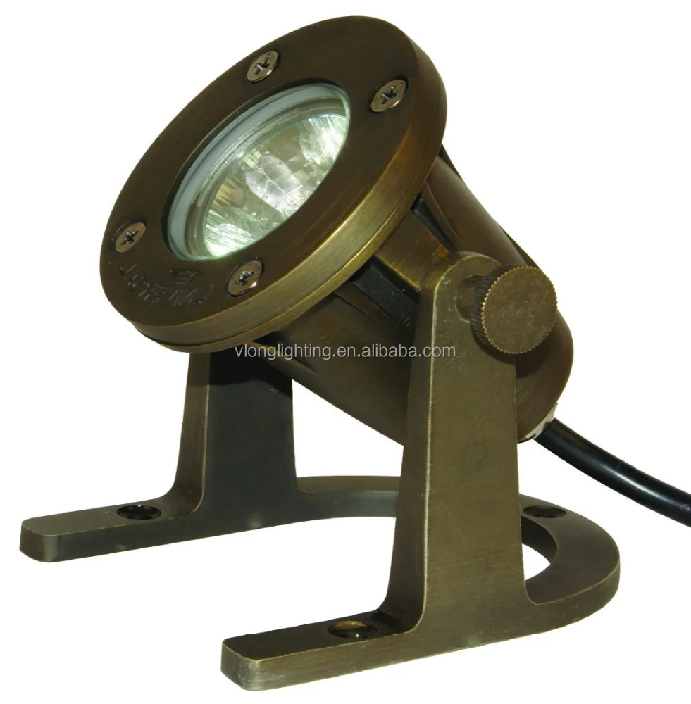 ULB01 ETL/UL underwater light brass outdoor waterproof light low voltage IP68