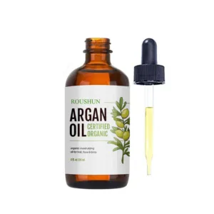 ROUSHUN Private label amazon hot sale Moroccan Argan Oil for face & skin body massage serum