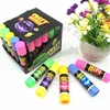 Interesting assorted fruity colorful display box packing crazy lipstick shape soft candy