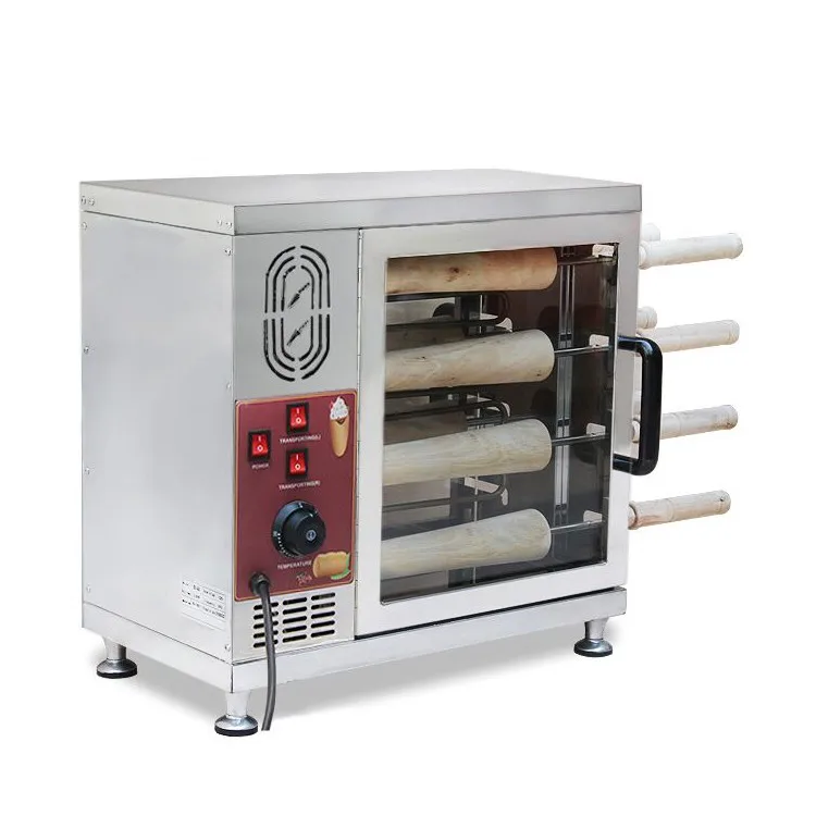 
Hot selling waffle machine Stainless Steel Industrial Electric Chimney Cake Oven Machine 