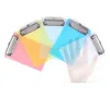 Popular eco-friendly custom writing notepads mini clip board memo size plastic clipboard with stationery clips