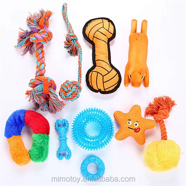 18 Pack Interactive Dog Chew Toy Rope Gift Set Fashion Brand Logo Cheap